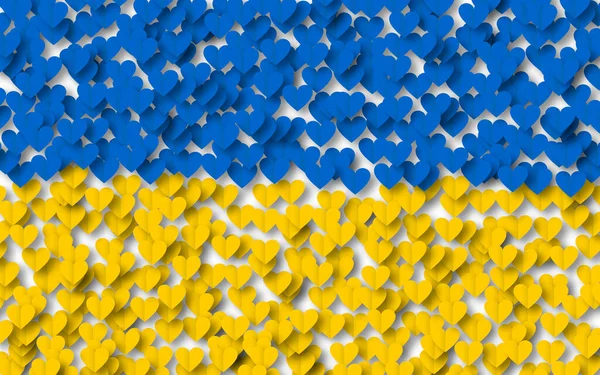 Day State Flag Ukraine Horizontal National Banner One Million Yellow — 图库照片
