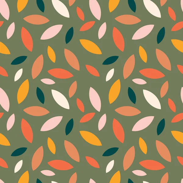 Jesienny Liść Opadam Zielony Tło Płynny Ładny Wzór Liści Lub — Zdjęcie stockowe