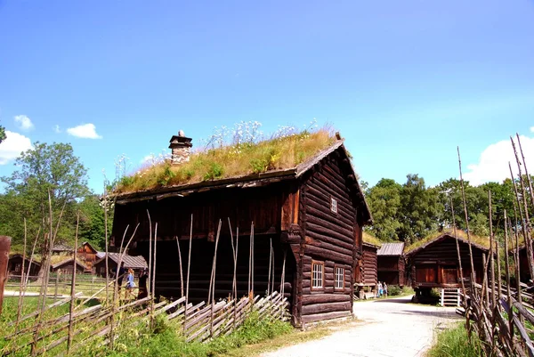 Under grass roof — Stock Photo, Image