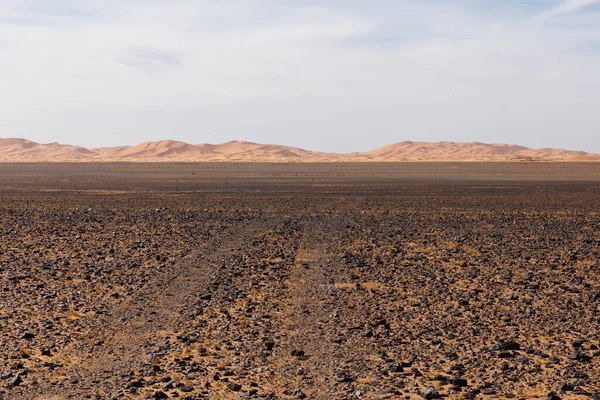 Szahara sivatag Marokkó. — Stock Fotó