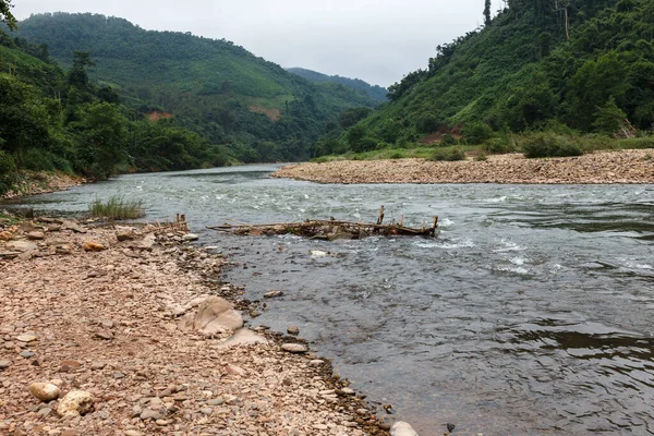 Río Nam Phak Río Montaña Provincia Phongsaly Laos — Foto de Stock