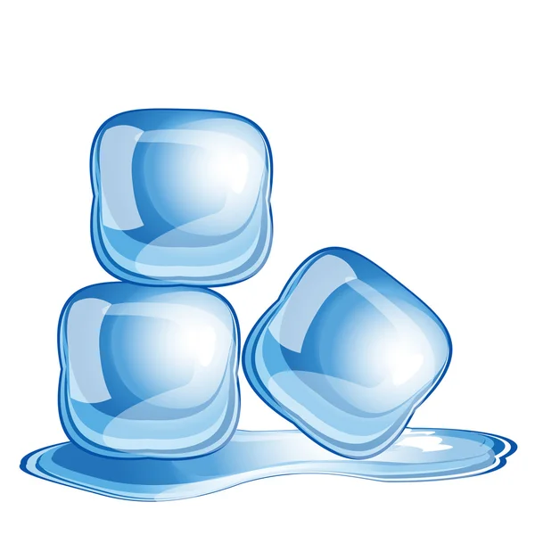 Ice Cubes — Stock Vector