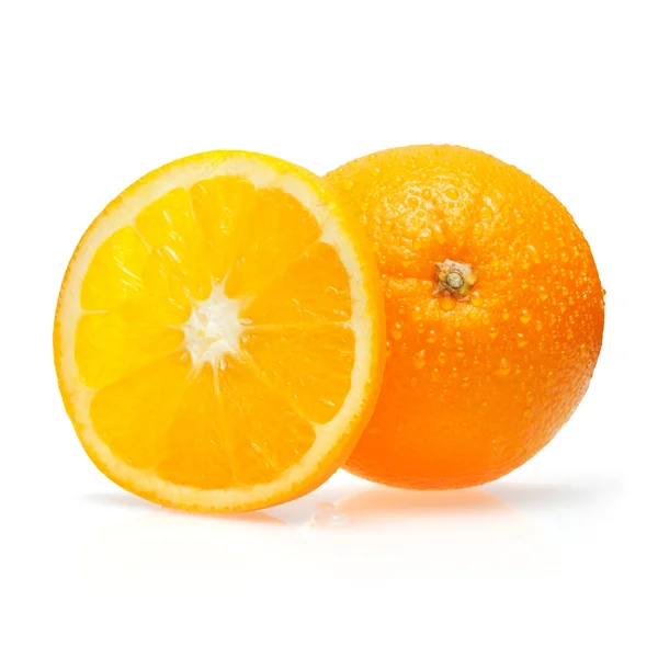 Orange avec tranche — Photo