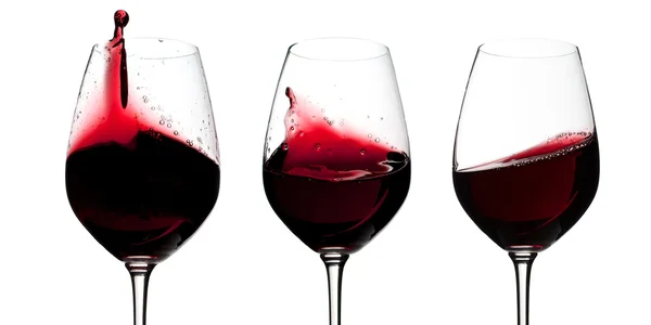 Copas de vino tinto — Foto de Stock