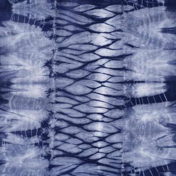 Materiał farbowany batik. Shibori — Zdjęcie stockowe