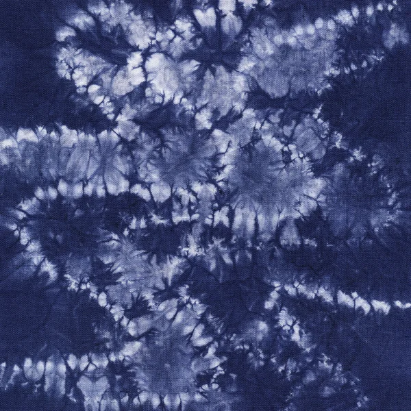 Material dyed batik. Shibori — Stock Photo, Image
