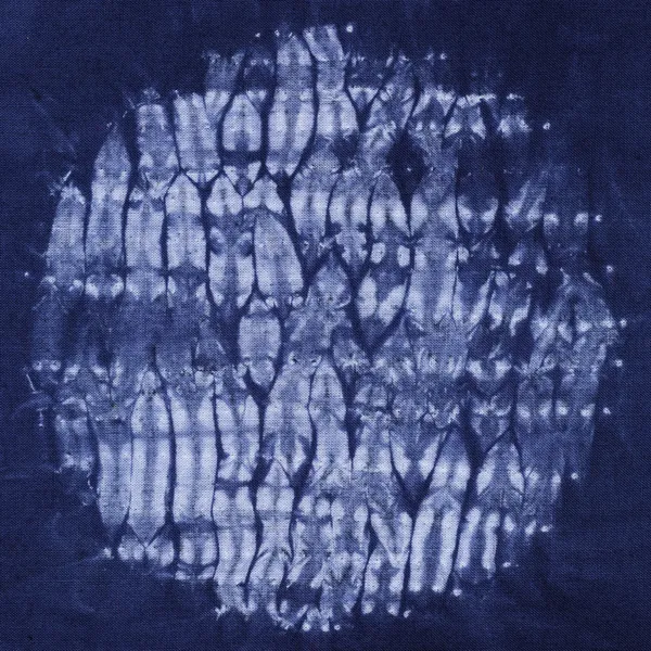 Material gefärbt Batik. Shibori — Stockfoto