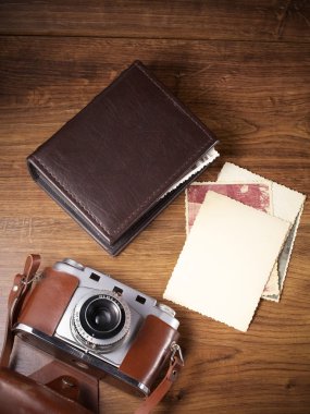 eski kamera ve eski fotoğraf albümü, eski anıları