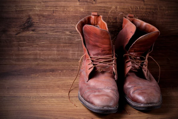 Un par de botas viejas —  Fotos de Stock