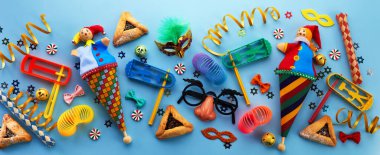 Purim, Yahudi karnavalı bayram kutlaması geçmişi. Üst manzara, düz uzanma