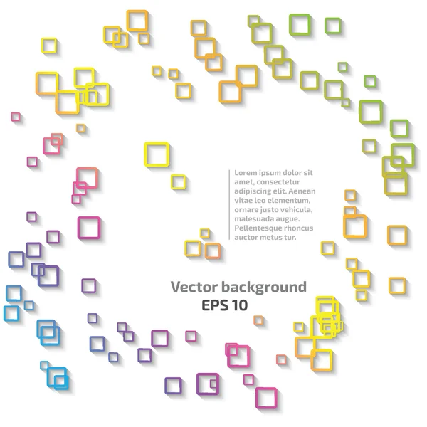 renkli yuvarlak köşeli dikdörtgenler arka plan