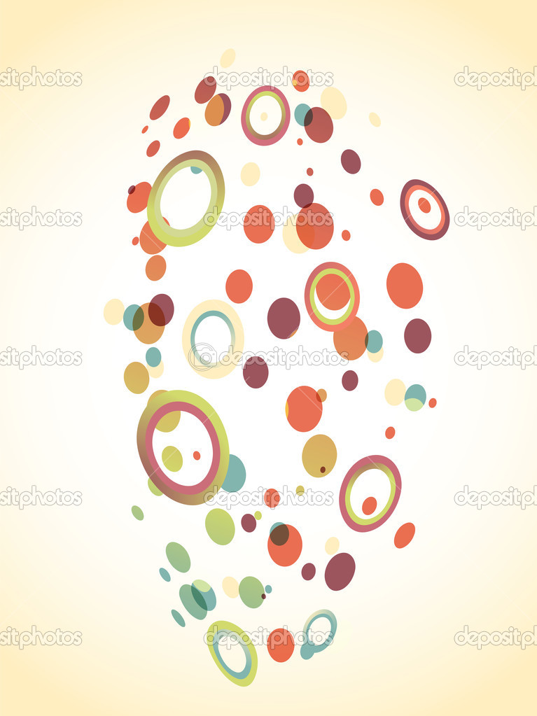Vintage circle abstract background