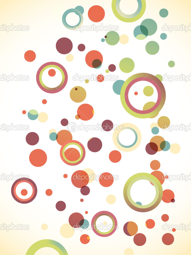 Vintage circle abstract background