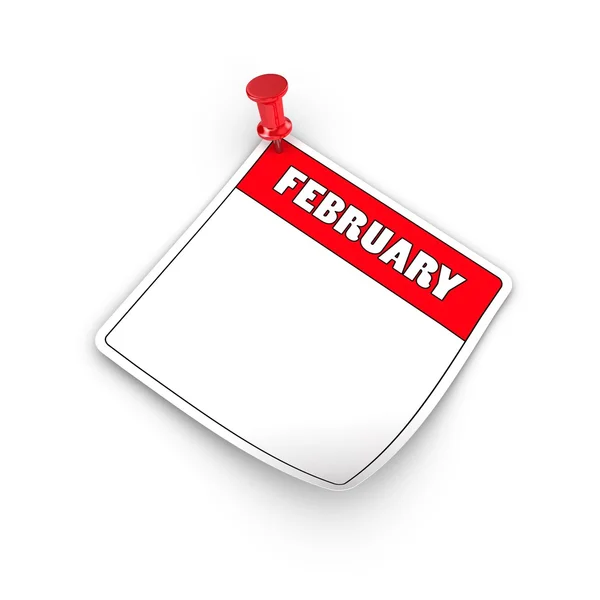 Februar — Stockfoto