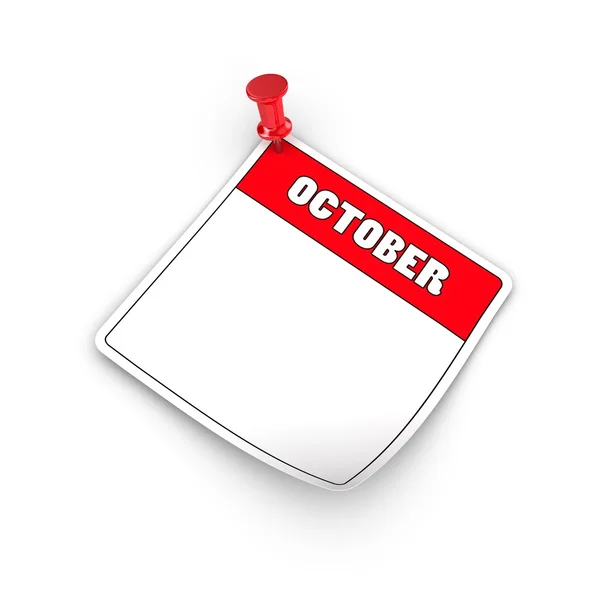 Oktober — Stockfoto