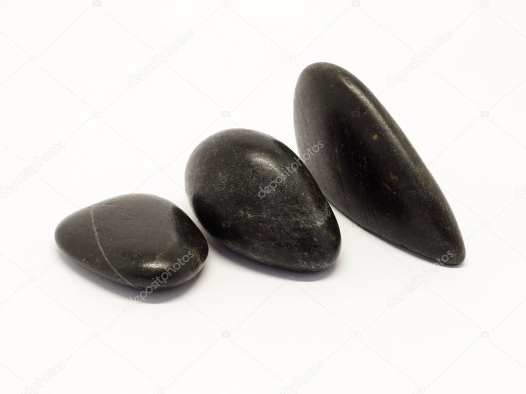 Three lava stones