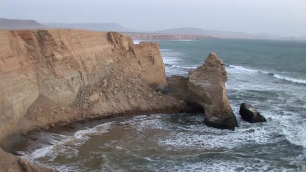 Domkyrkans klippformation, Peru — Stockvideo