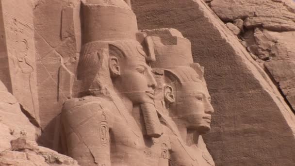 Ramses ii tempel — Stockvideo