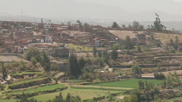 Landschap van Arequipa, Peru — Stockvideo