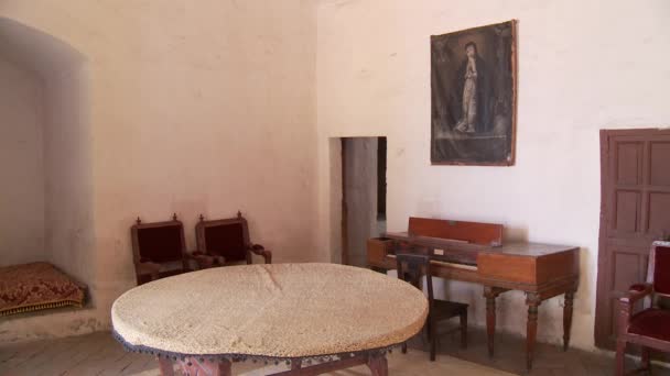 Sala del monasterio de Santa Catalina — Vídeo de stock