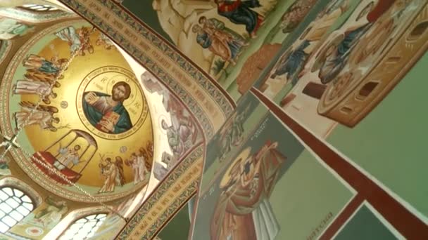 Греческая церковь — стоковое видео