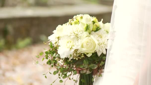 Kwiaty ślubne — Wideo stockowe