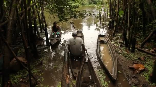 Viaje en la selva tropical, América del Sur — Vídeos de Stock