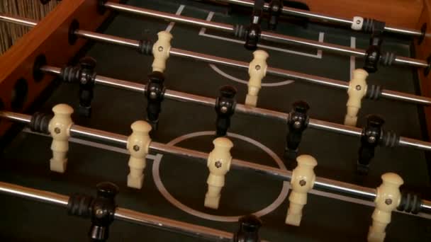 Table football game — Stock Video