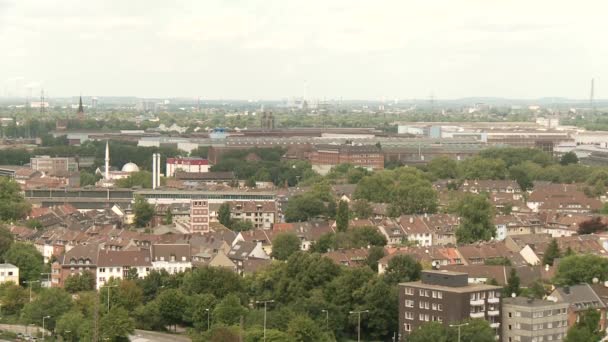 Landschap in de ruhr, Duitsland — Stockvideo