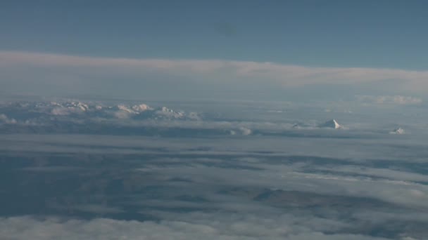 Blick aus dem Flugzeug — Stockvideo