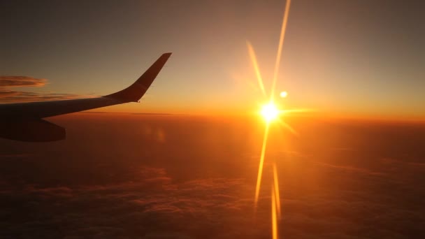 Vista do avião — Vídeo de Stock