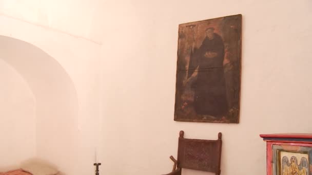 Santa Catalina monastery room — Stock Video