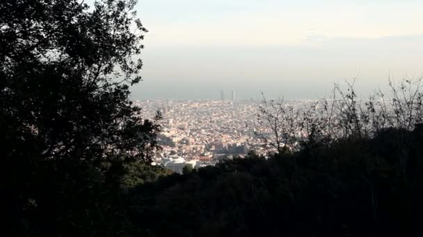 View of Barcelona — Stock Video