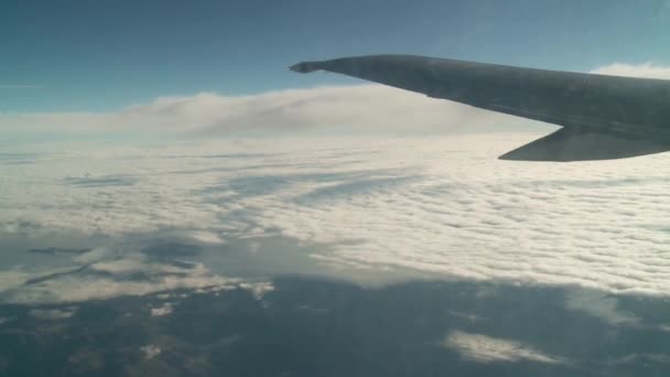 录像的一个飞行的飞机 — 图库视频影像