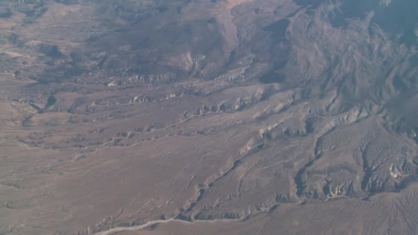 Utsikt från ett flygplan — Stockvideo