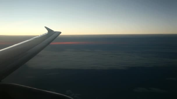 Vista desde el avión — Vídeo de stock