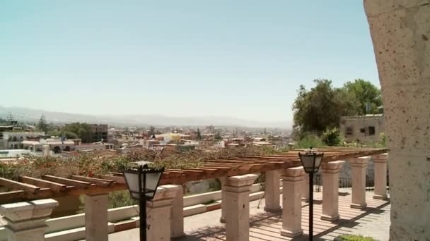 Arkitekturen i Arequipa, Peru — Stockvideo