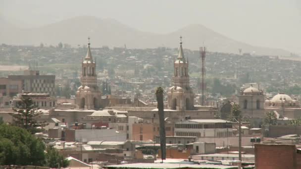 Arquitectura de Arequipa, Perú — Vídeo de stock