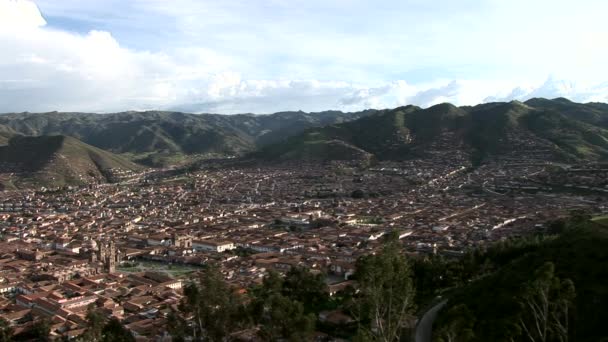 Vista de Cuzco — Vídeo de Stock