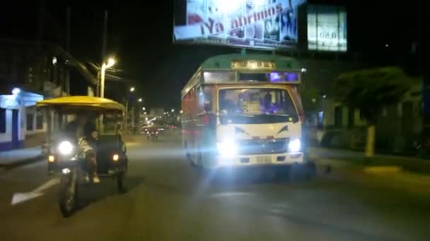 Street in the Iquitos, Peru — Stock Video