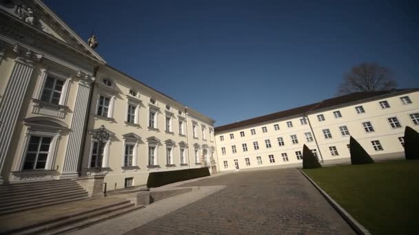 Дворец Бельвю в Берлине, Германия — стоковое видео