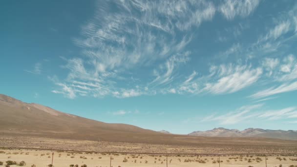 安第斯山脉的风景 — 图库视频影像
