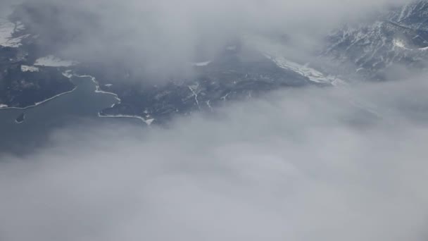 Alpes desde arriba — Vídeo de stock