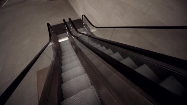 Video footage of escalator — Stock Video