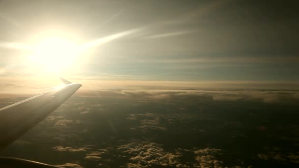 Näkymä lentokoneesta — kuvapankkivideo