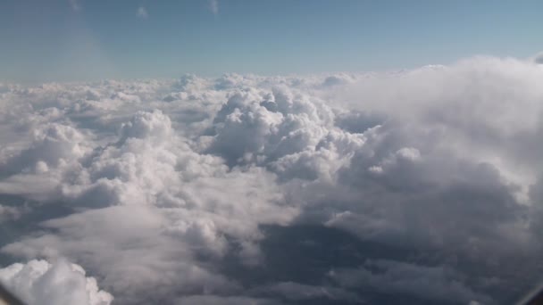 Blick aus dem Flugzeug — Stockvideo