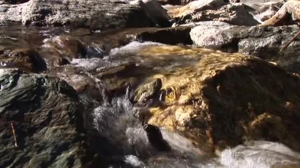 在奥地利阿尔卑斯山河流 — 图库视频影像