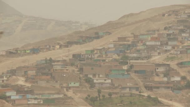 Slums, Lima, Peru — Stockvideo