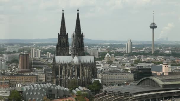 Cologne, Almanya — Stok video