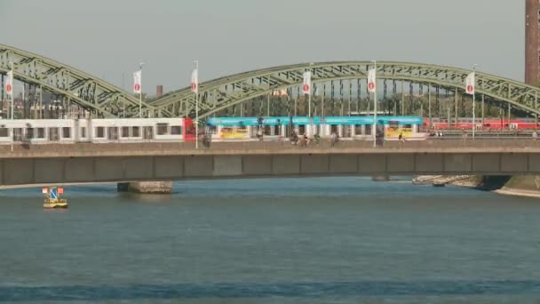 Staden Köln — Stockvideo